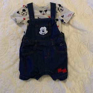 Disney baby overall set